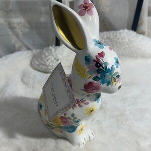 Laura Ashley floral ceramic bunny